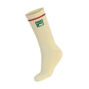 Meia Fila Sport Style Team 39 ao 43 Bege Vermelho e Verde