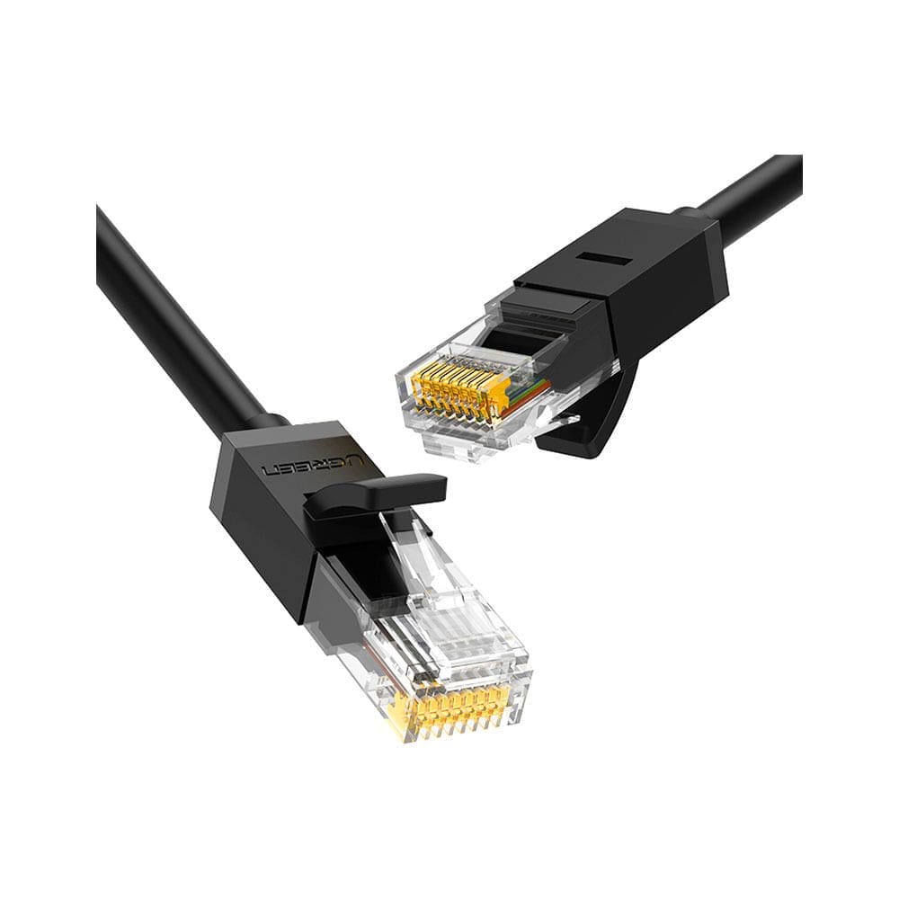 Cabo De Rede Ugreen Nw102, 3 Metros, Cat6 U/utp Preto