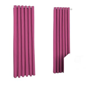 Cortina Tecido Oxford Pink 300X180 Sala/Quarto Fabritex