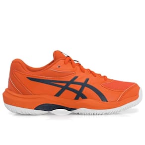 Tênis Asics Gel Game GS Junior Laranja e Marinho