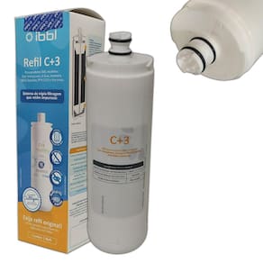 Kit 2 Refil Filtro Purificador Bebedouro Agua C+3 Ibbl Fr600