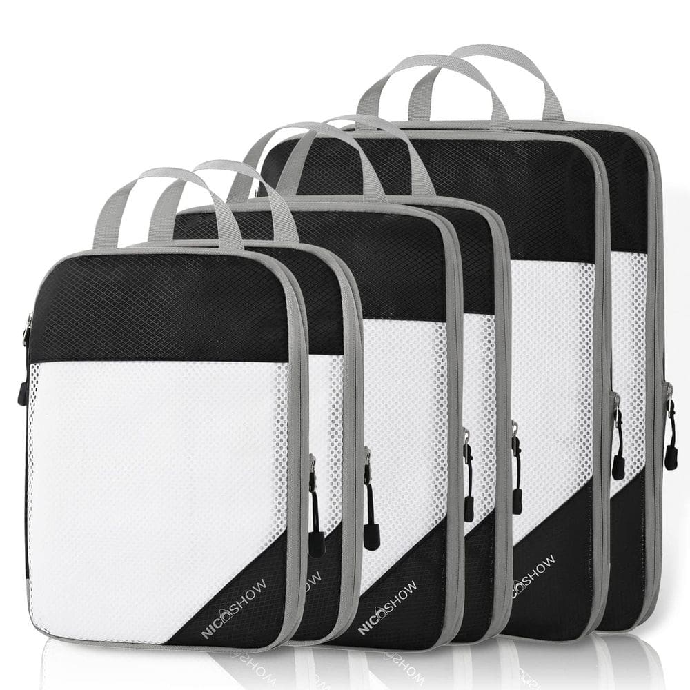 Cubos de embalagem de compressão NICOSHOW 7 Set Travel Essentials
