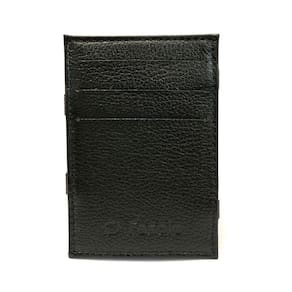 Carteira Mágica Porta Cartão Couro Fasolo U021 Preta