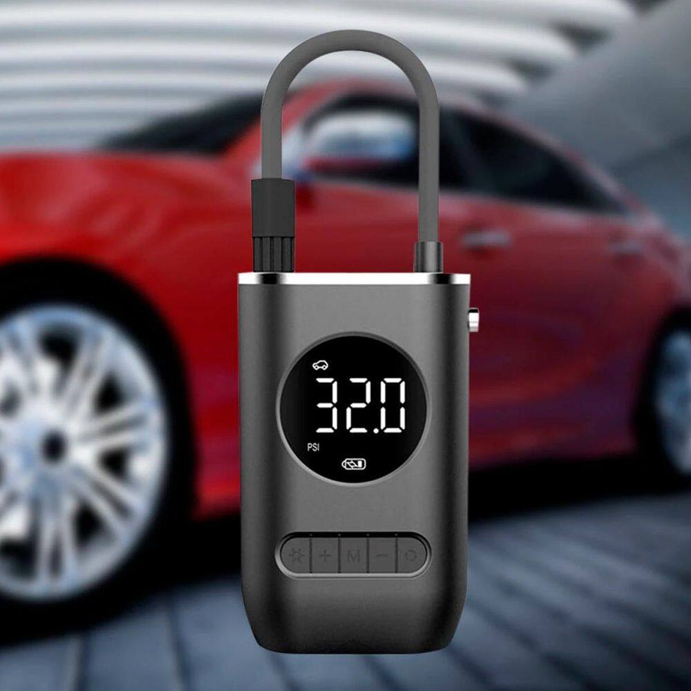 Compressor Portátil Recarregável Para Pneus E Boias