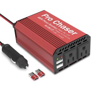 Inversor de potência Pro Chaser 400W 12V DC a 110V AC com USB