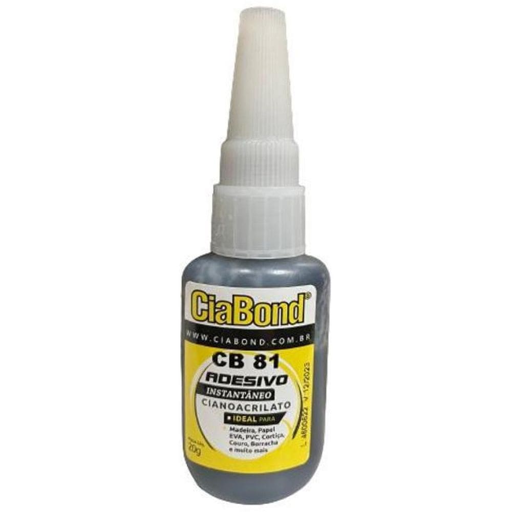 Adesivo Instantâneo Para Auto Falante Ciabond Cb 81 20G
