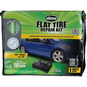 Kit de emergência Slime 50122 Flat Tire Puncture para carros