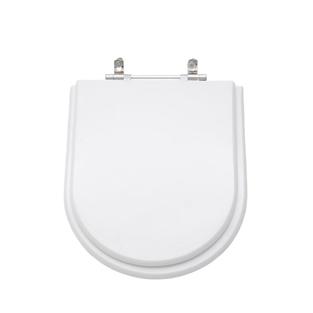 Assento Sanitário Poliéster San Remo Branco Para Louça Hervy