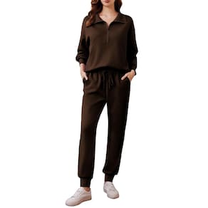 Conjunto de lounge de 2 peças de roupa de viagem para mulheres PINSPARK 2024