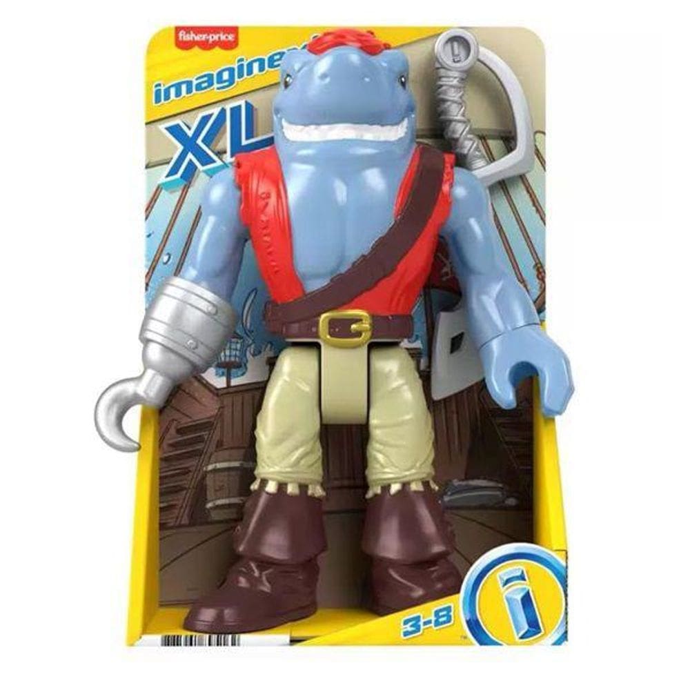 Boneco Imaginext Xl - Pirata Tubarao MATTEL