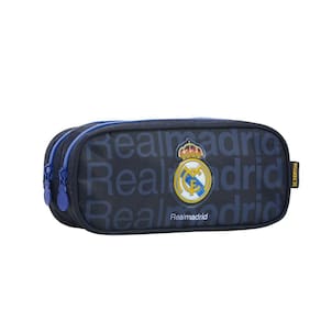 Estojo Escolar Duplo Futebol Real Madrid Xeryus