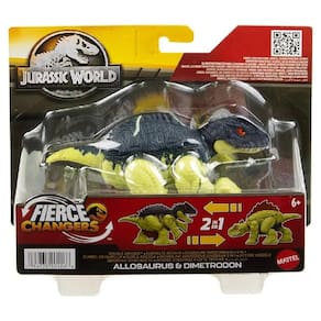 Dinossauro - Jurassic World - Allosaurus E Dimetrodon MATTEL