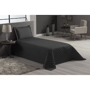Cobre Leito Preto Com Lençol Matelado Para Cama Solteiro
