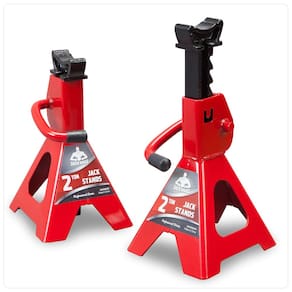 Jack Stands Jack Boss Low Profile, 2 toneladas (4400 libras), pacote com 2 unidades