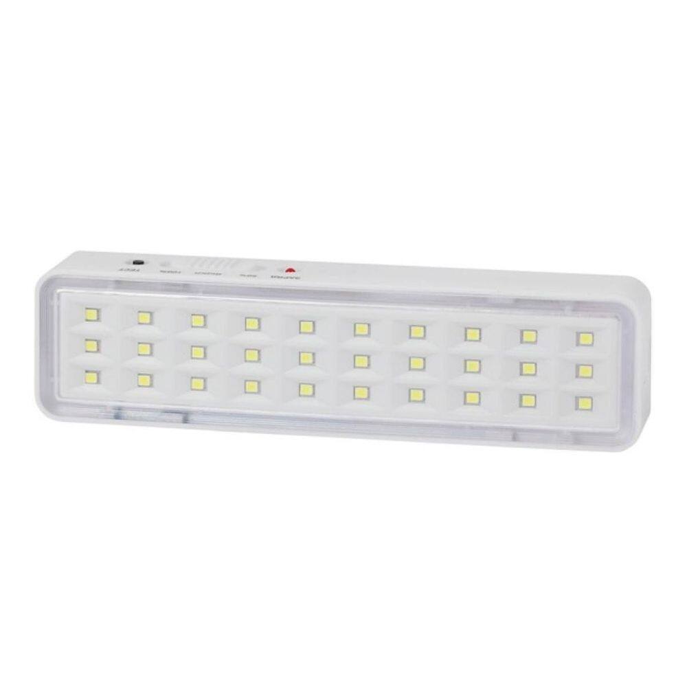Luminária De Emergência Sensor Presença Iluminação 30 Leds