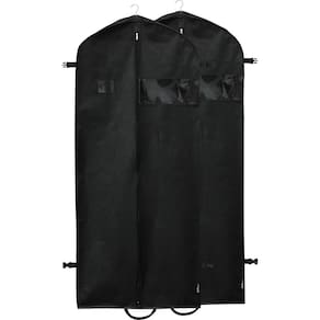 Bolsa de roupa de viagem Simple Houseware, pacote com 2 unidades, 60 polegadas, preta