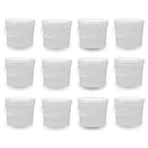 Balde Para Bolo Redondo 1.8 Litros Branco 12 Pçs