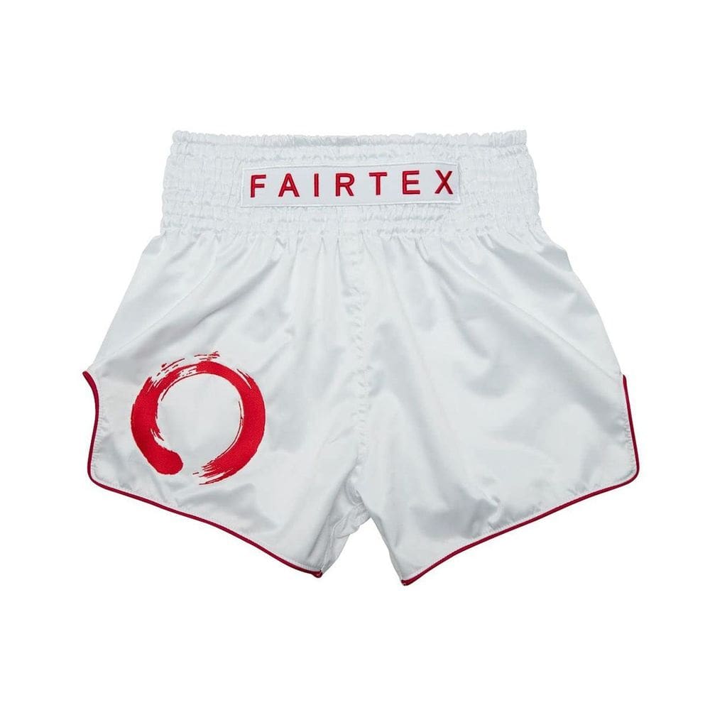 Calções de boxe de Muay Thai Fairtex BS1918 Enso White XXL