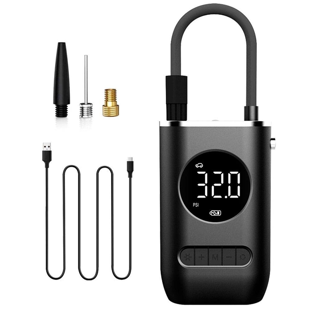 Compressor Portátil Recarregável Para Pneus E Boias