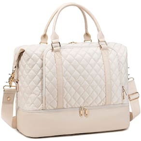 Bolsa de fim de semana CAMTOP, mochila de viagem feminina com capa de bagagem