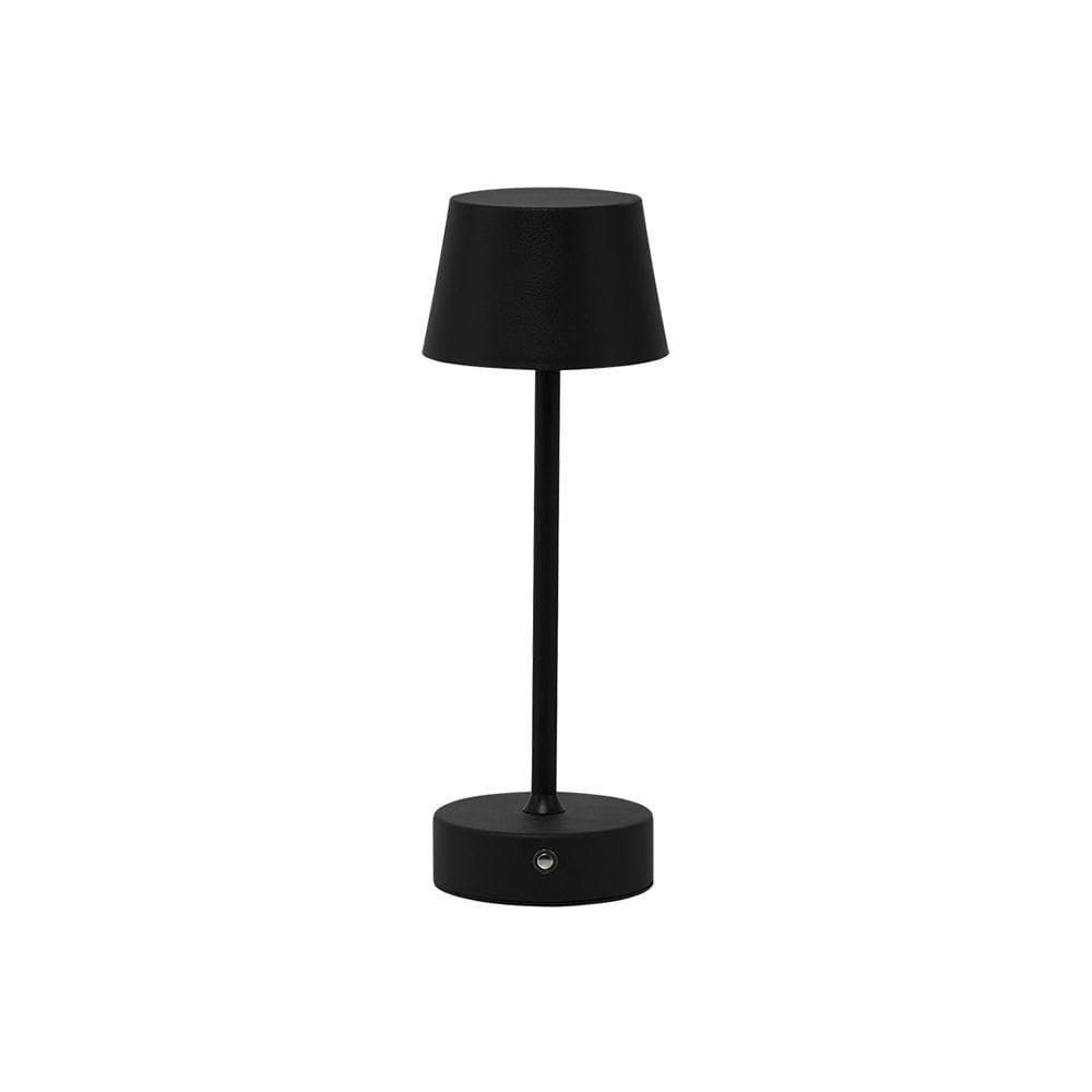 Luminária De Mesa Led Taschibra Louvre Recarregável 5v Preto 15020033-02