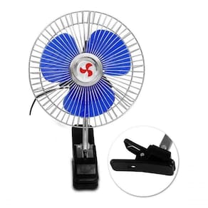 Mini Ventilador Veicular 12v 6" 15cm Carro Caminhão ônibus