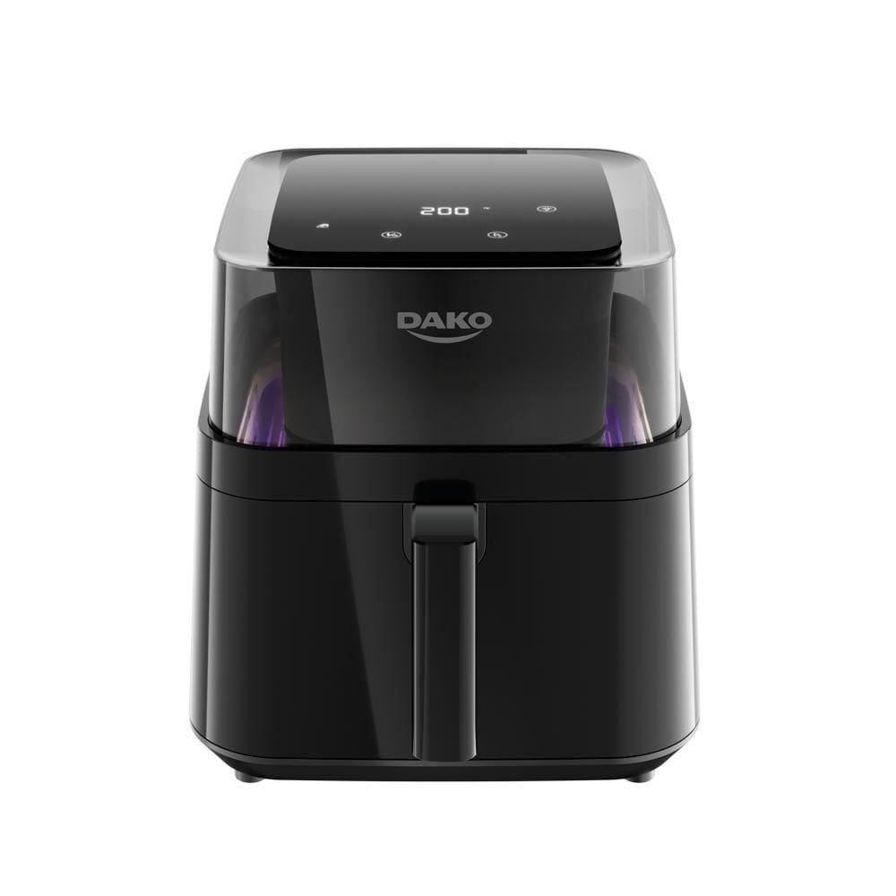 Fritadeira Air Fryer Dako Digital Com 6 Litros E Visor 360° 4 Em 1 110V