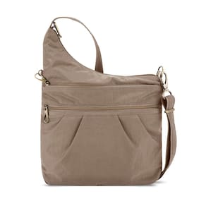 Bolsa transversal Travelon Anti-Theft Signature com 3 compartimentos