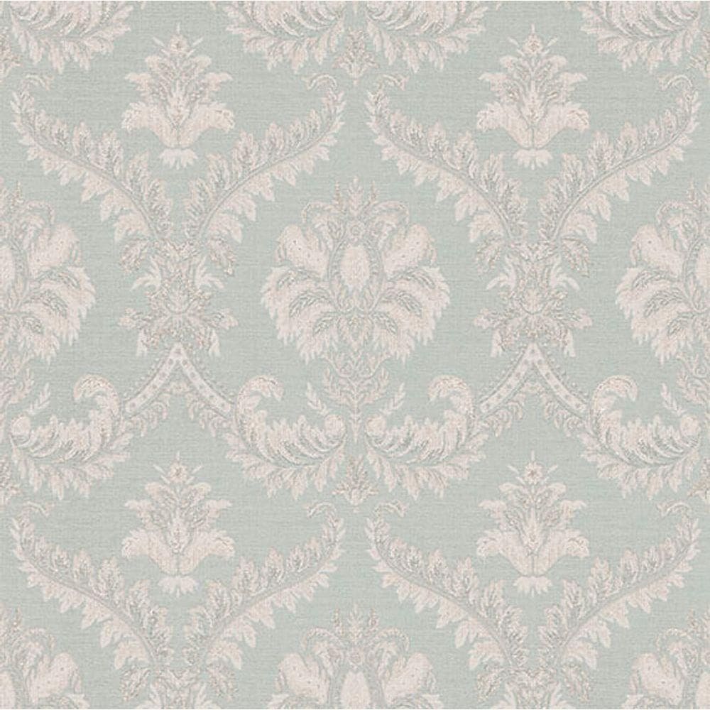 Papel De Parede Tradizioni Damask Azul 33336