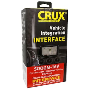 Interface de substituição de rádio CRUX SOOGM-16 para veículos GM