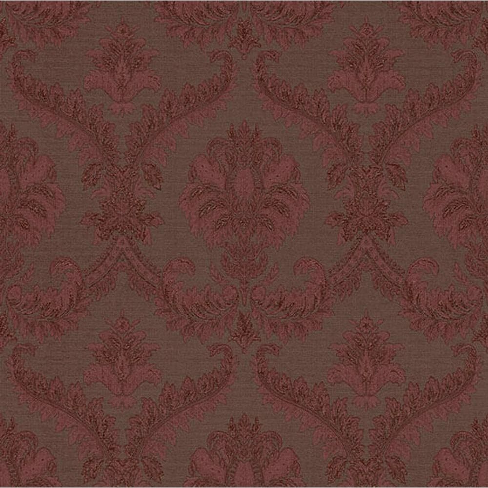 Papel De Parede Tradizioni Damask Vinho 33338