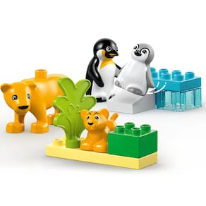 Lego Duplo Familias De Animais Selvagens: Pinguins E Leoes - 10442