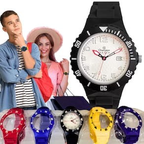 Relógio de Pulso Champion Troca Pulseira Feminino Masculino Analógico Esportivo CP30119X - F