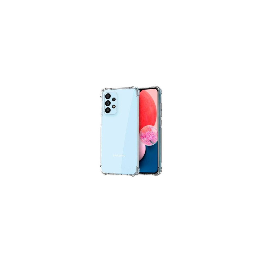 Capa de telefone Samsung A53 5G transparente com bordas reforçadas em TPU