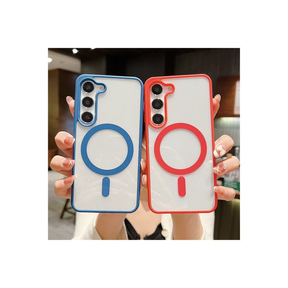 Capa MagSafe para Samsung S23 Ultra Red Color