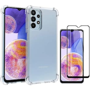Capa anti-choque para Samsung Galaxy A23 com capa de filme completo