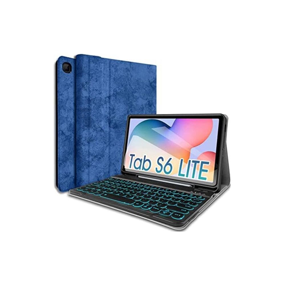 Capa para tablet com teclado Bluetooth para Galaxy Tab S6 Lite 1