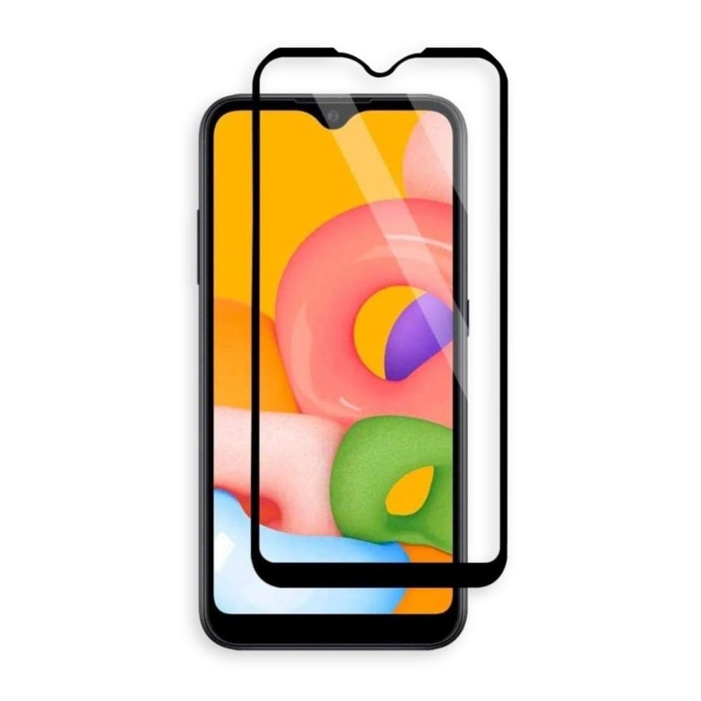 Película de vidro temperado Samsung A01 0,33 mm à prova de choque e arranhões
