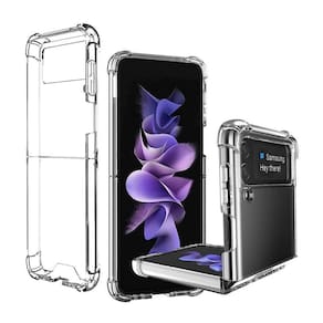 Capa para plástico rígido transparente Samsung Z Flip 4