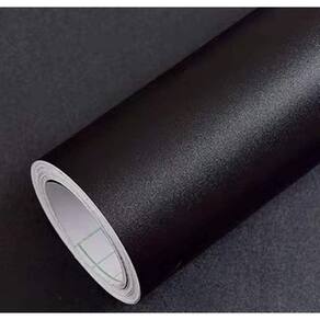Papel de parede Yancorp Matte Black Peel and Stick 7,3m²