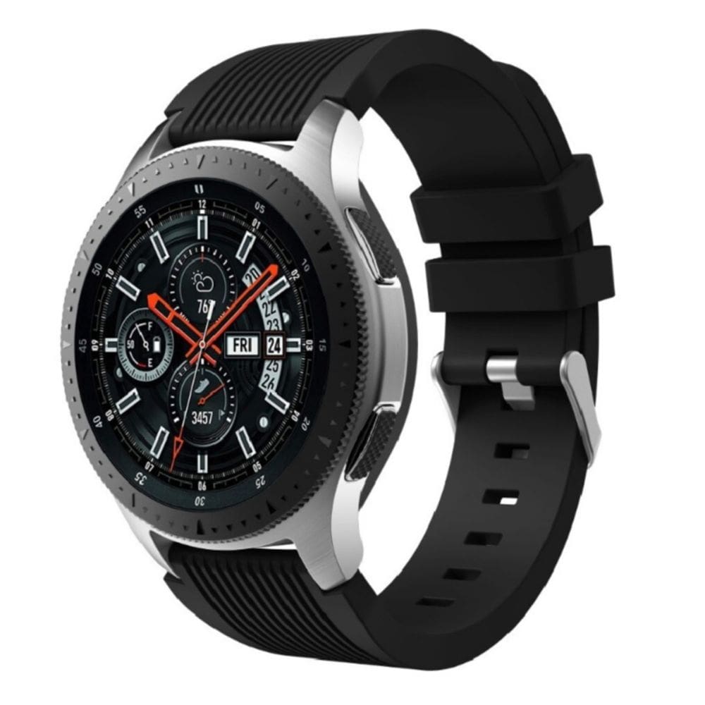 Pulseira para Galaxy Watch de 46 mm em silicone azul marinho