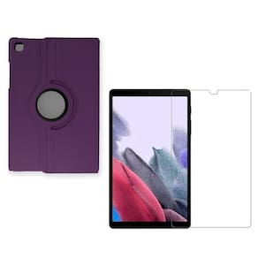 Capa para tablet Samsung Tab A7 T500 T505 lilás com folha de vidro