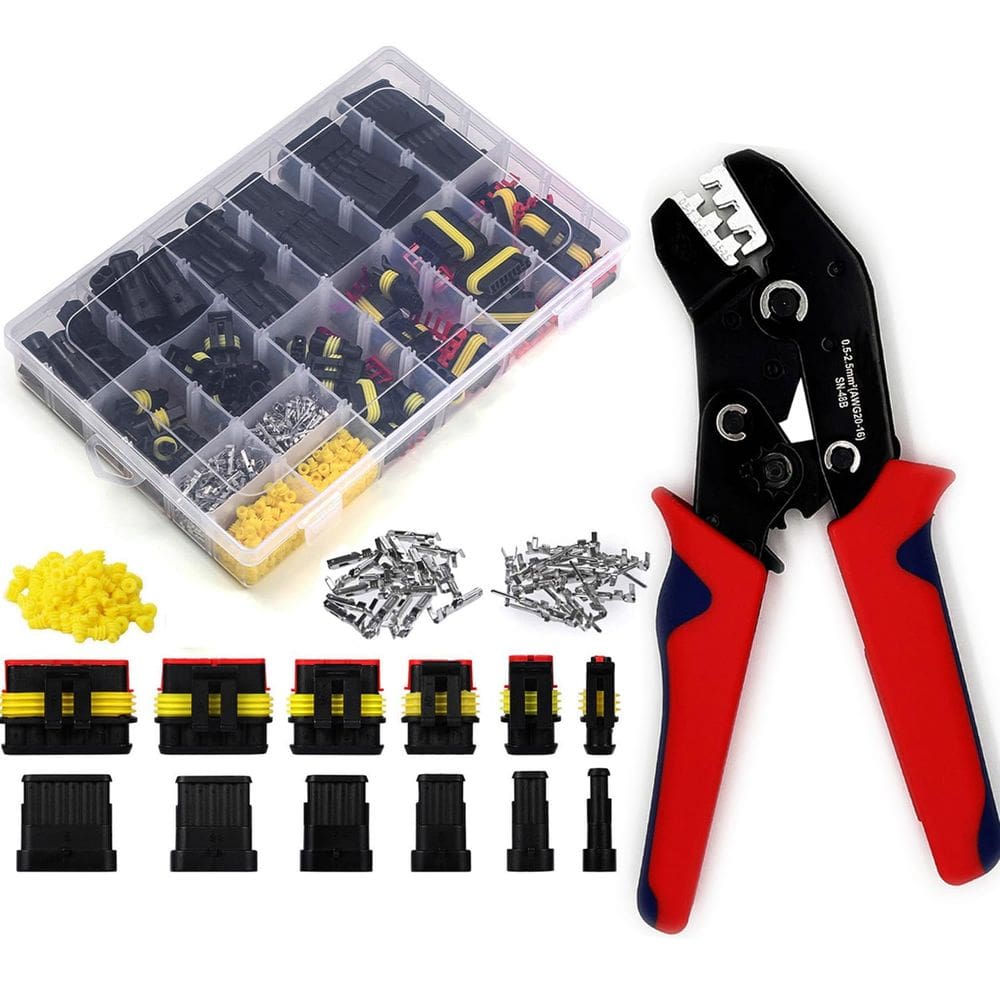 Kit de conectores elétricos automotivos impermeáveis Twippo 800 unidades
