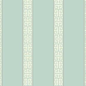 Papel De Parede Waverly Stripes Greek Key Stripe Azul Sv2685 Waverly Stripes Sv2685