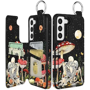 Capa tipo carteira Shorogyt para Samsung Galaxy S22 com suporte para cartão