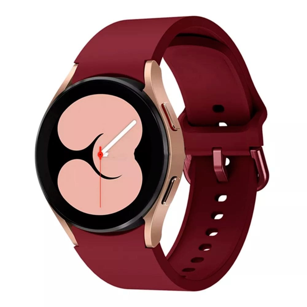 Pulseira de silicone para Samsung Watch 4/5/Pro Classic 20mm