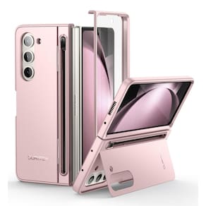 Capa de telefone SURITCH para Samsung Galaxy Z Fold 5 - rosa claro