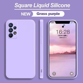 Capa de silicone para Samsung Galaxy A73 Lilac