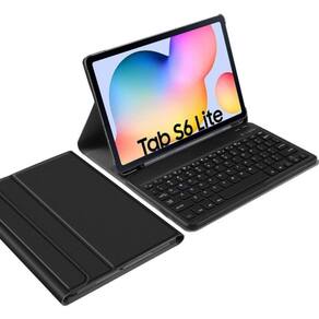 Capa para tablet com teclado espanhol para Samsung Galaxy Tab S6 Li
