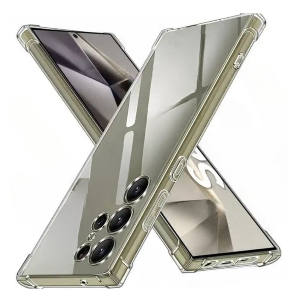 Capa de telefone reforçada transparente para Samsung Galaxy S24 Ult